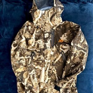 First-Lite SEAK Stormtight Rain Jacket - Cipher Camo Pattern - New